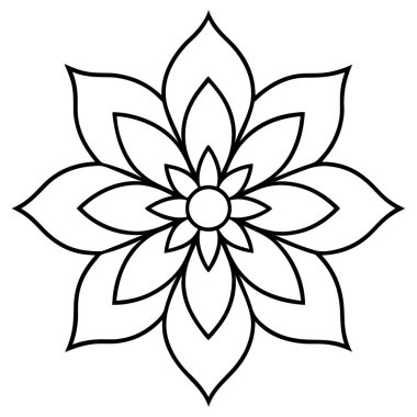 çiçek dekoratif ikon sanatı