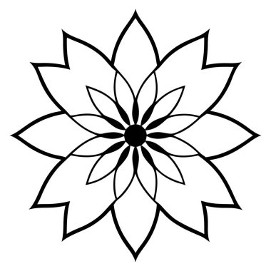 Mandala süs deseni. herhangi bir arkaplan veya yazdırma için.