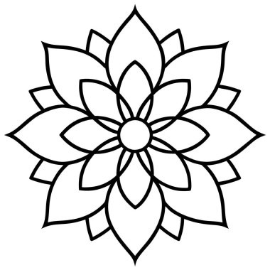 çiçek yaprakları simgesi, özet biçimi