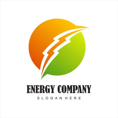 eko enerji modern logo tasarım şablonu