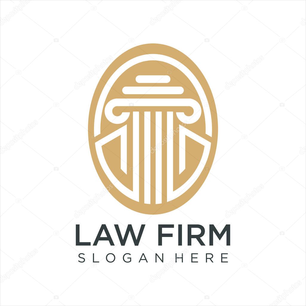 A logo design for a law firm Generate a simple yet powerful logo for a legal advisory service