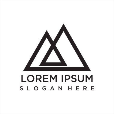 dağ logosu tasarımı ilham, minimalist, fikirler, modern konsept