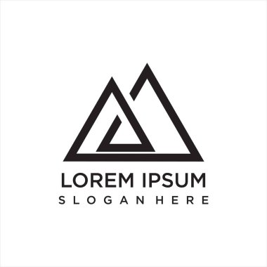 dağ logosu tasarımı ilham, minimalist, fikirler, modern konsept