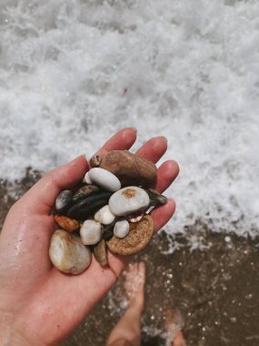 Plajın yakınındaki Taşlar