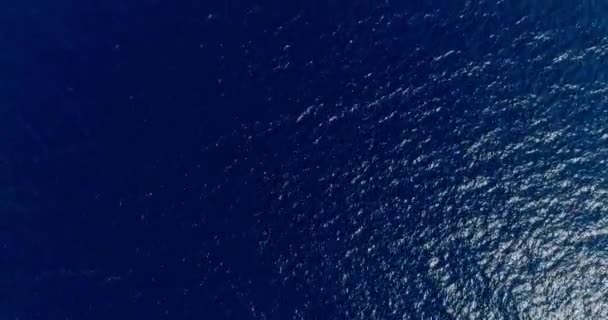 空中惊人的风景4K无人驾驶镜头 阿尔巴尼亚南部 离子海 — 图库视频影像