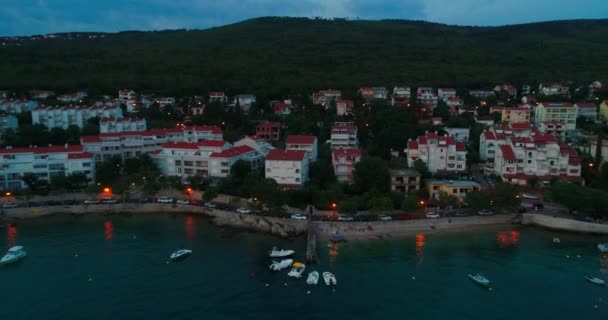 Beautiful Croatian Coastline Aerial View — Vídeos de Stock