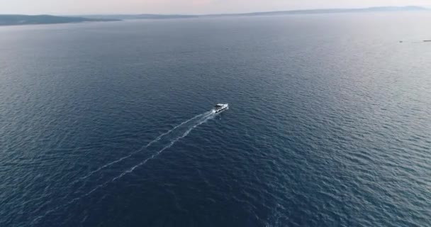 Vídeo Aéreo Drones Playa Tropical Paradisíaca Color Turquesa Destino Mediterráneo — Vídeos de Stock