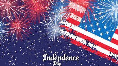 4 Temmuz - Amerikan bayrak partisi geçmişiyle bağımsızlık günü