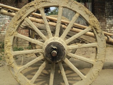 Bu bir öküz arabası. Hindistan kırsallarında, özellikle köylerde kullanılan geleneksel bir araçtır. Çiftçiler ürünleri taşımak, ekinleri taşımak ve hatta bazen yolcuları taşımak için kullanırlar..