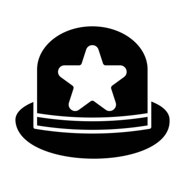 beyaz arkaplanda hat simgesi vektörü