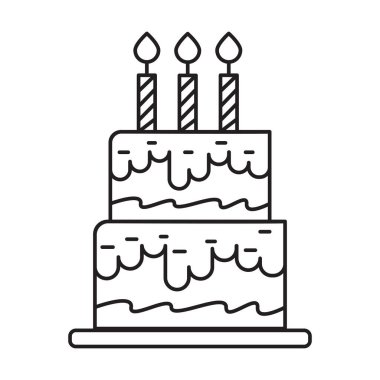 pasta simge vektör beyaz arka plan üzerinde