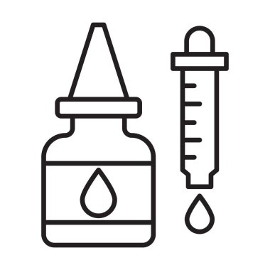 Beyaz arkaplanda temel yağ simgesi vektörü