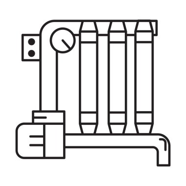 Beyaz arkaplanda filtreleme simgesi vektörü