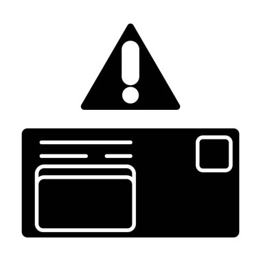 Beyaz arkaplanda Açıklama Simgesi Vektörü