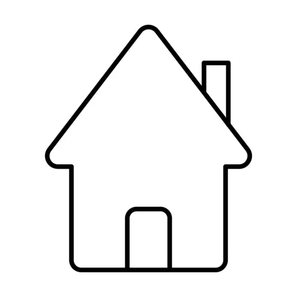 Beyaz arkaplanda ev simgesi vektörü