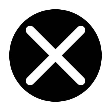 Beyaz arkaplanda kutu simgesi vektörünü işaretle