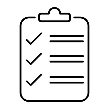 Beyaz arkaplanda pano simgesi vektörü