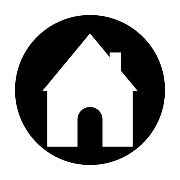 Beyaz arkaplanda ev simgesi vektörü