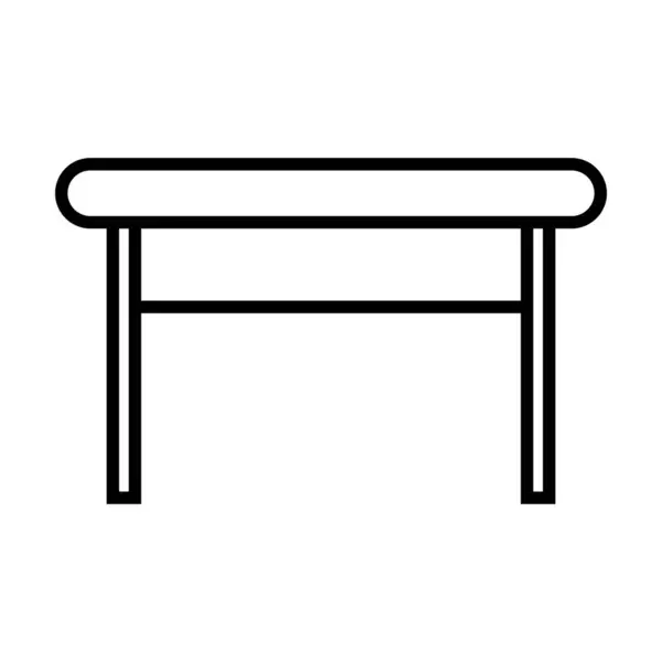 beyaz arkaplanda tablo simgesi vektörü