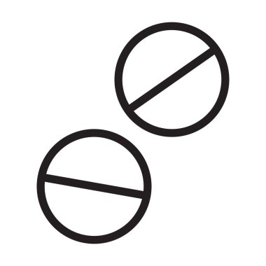 Beyaz arkaplanda uyuşturucu simgesi vektörü