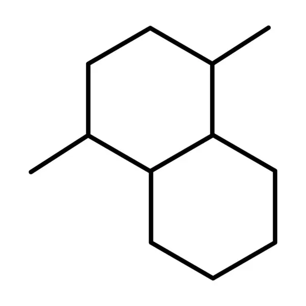 Beyaz arkaplanda molekül simgesi vektörü