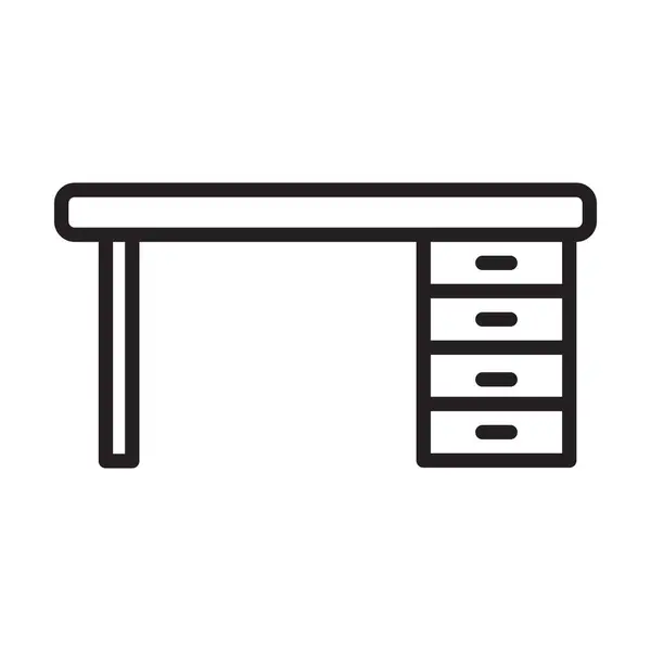 beyaz arkaplanda tablo simgesi vektörü