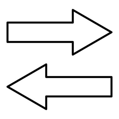 Beyaz arkaplanda ok simgesi vektörü