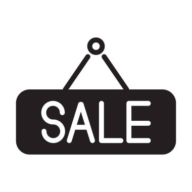 Beyaz arkaplanda ikon vektörü sat