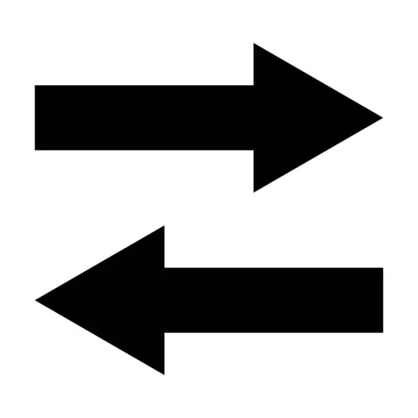 Beyaz arkaplanda ok simgesi vektörü