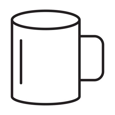 Beyaz arkaplanda cam simge vektörü