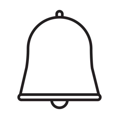 Beyaz arkaplanda bildirim simgesi vektörü