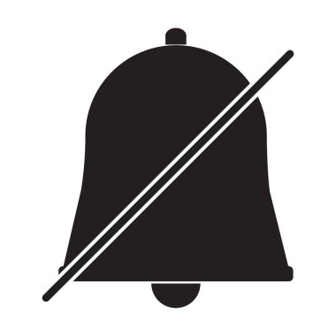 Beyaz arkaplanda bildirim simgesi vektörü