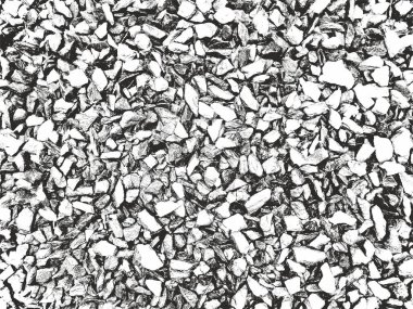 Soyut siyah ve beyaz desenli desenli grafikler ve dağınık parçacıklar minimalist tasarımlarda. Grunge deseni. Monokrom retro grunge desen çizimi. Eski paslı soyut arkaplan. Poster pankartlarının ve tasarımların kullanımı için.