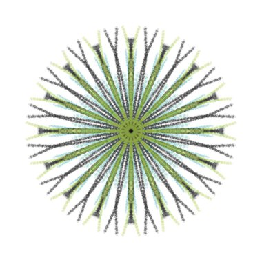 Koyu Boya Fırçaları Round mandalas in vector. Soyut tasarım elementi. Dekoratif retro süs. Tasarımınız için grafiksel şablon. El Çizimi Mandal. Parlak Peaceful Petals kitabı. Tekstil, porselen ve porselen için sulu renkli desen eritiliyor..