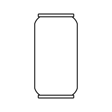 İçme Kutuları Taslak Simgesi