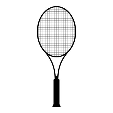 Court Tennis Raket Logo ve Daha Fazla İçin Simge