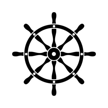 Logo ve daha fazlası için Gemi Direksiyon Simgesi