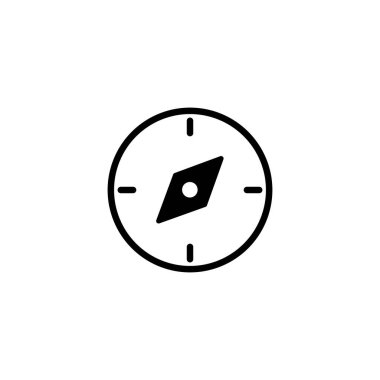 Pusula simgesi. Konum simgesi. Simgeyi keşfet. Adres simgesi.