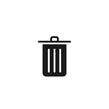 Delete icon. Trash bin icon