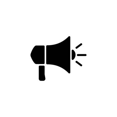 Duyuru simgesi. Megafon simgesi