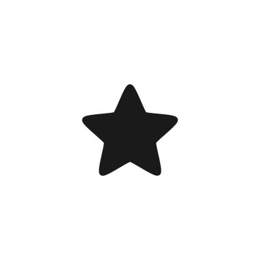 Yıldız ikonu. Oran simgesi