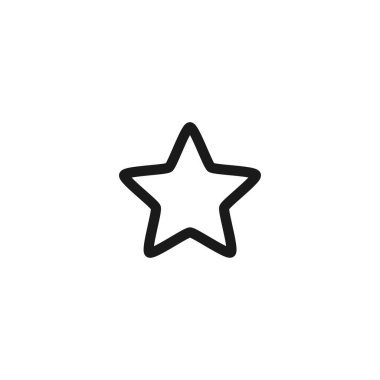 Yıldız ikonu. Oran simgesi