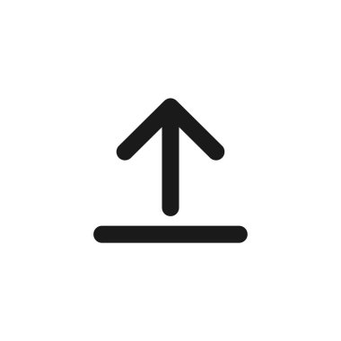 Vektör simgesini yükle. Gönderme