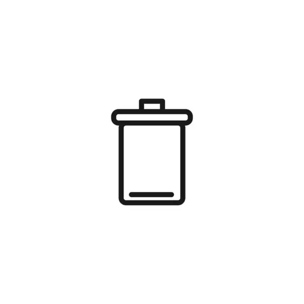 Delete icon. Trash bin icon
