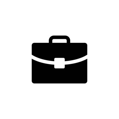 Evrak çantası simgesi. Çanta simgesi. Ofis çantası simgesi