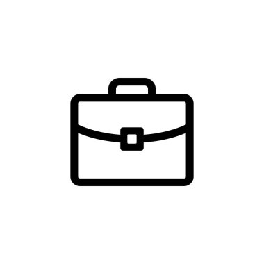 Evrak çantası simgesi. Çanta simgesi. Ofis çantası simgesi