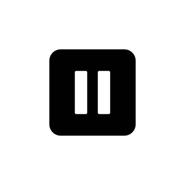 Simge vektörünü durdur. Simgeyi durdur. Simge.