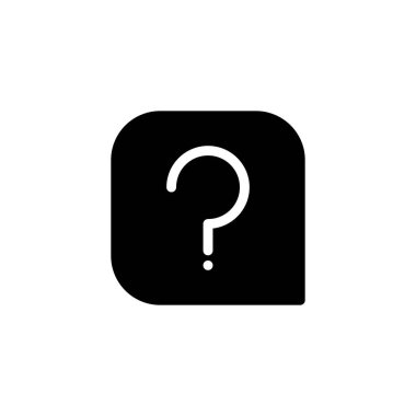 Soru işareti simgesi. İkona sor. Simge hakkında.