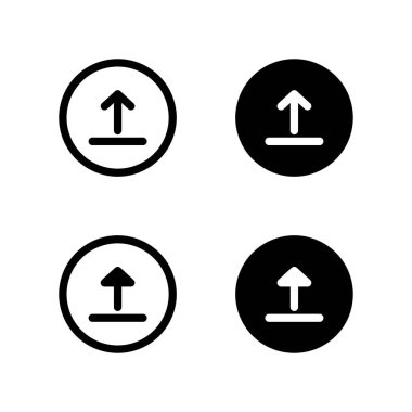 Simge yükleme seti. Simgeleri yükle. Simge ayarlandı.