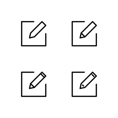 Simge setini düzenle. Simgeyi düzenle. Kalem simgesi.